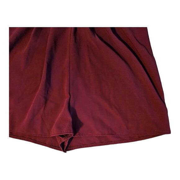 Asos Size 2 Dark Red Short Sleeve Romper - Picture 4 of 8